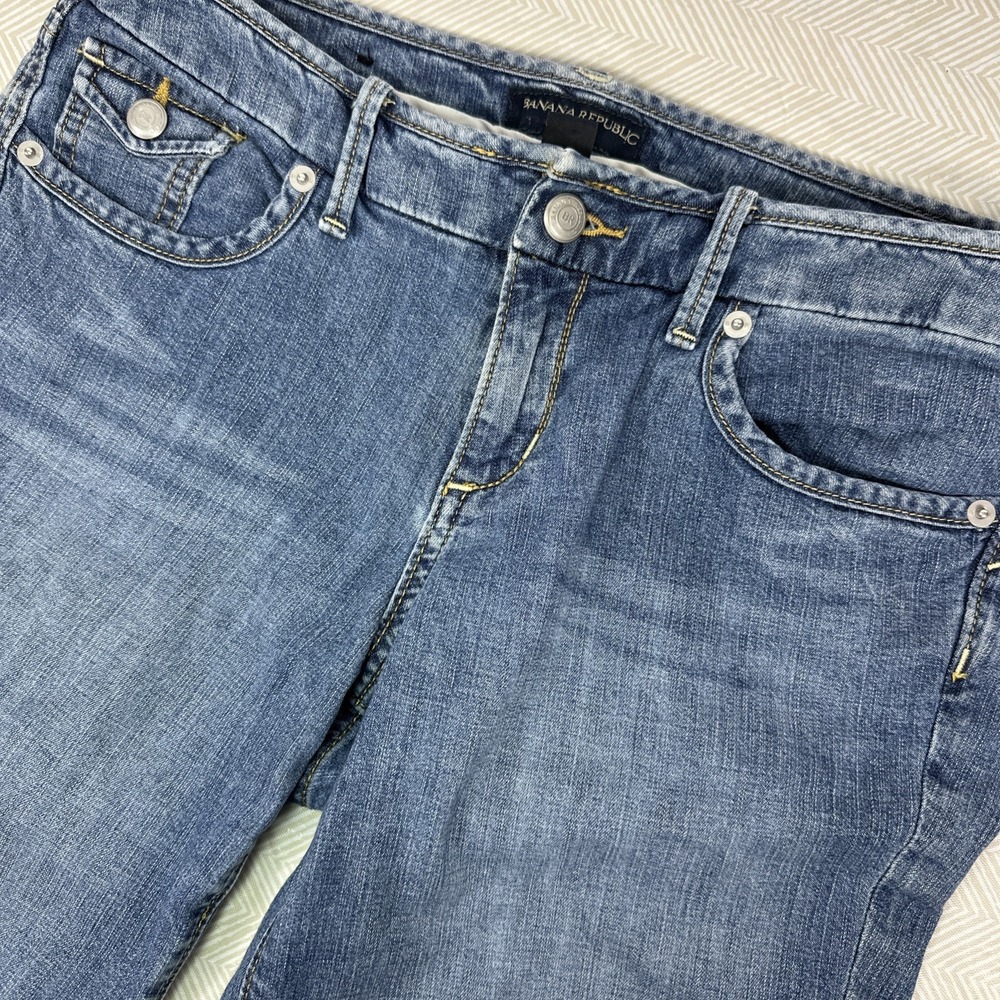 Banana Republic Women's‎ Denim Bermuda Shorts Dark Wash Size 27/4 12" Inseam